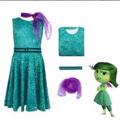 Inside out 2-Kids Disgust Costumes